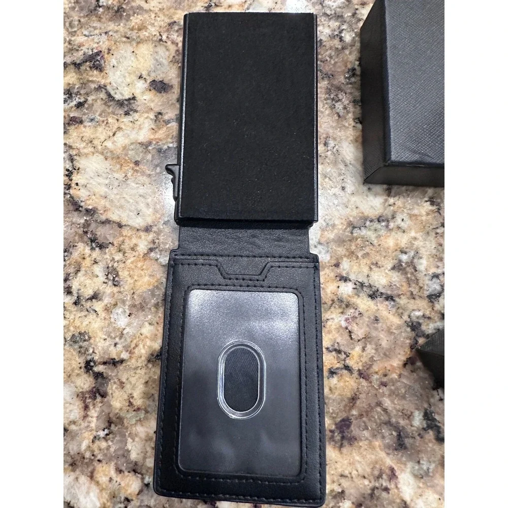 HIMI Slim Wallet Pop Up Card Holder Minimalist Wallet Money Clip RFID Blocking